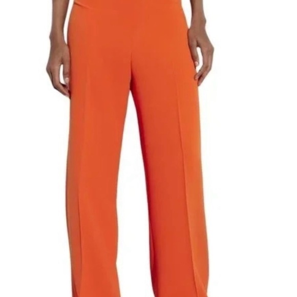 NWT. Zara Pumpkin High-Waist Trousers. M. Waist 15" flat, rise 11", inseam 35" - Picture 3 of 6